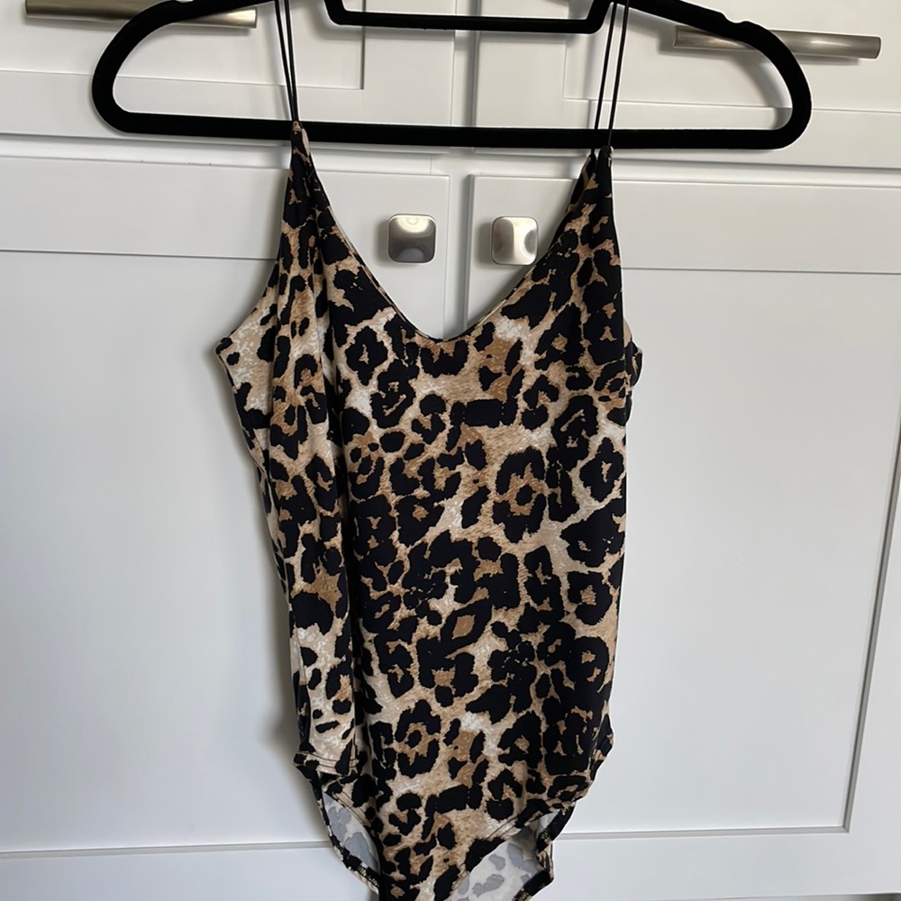 Women’s animal print bodysuit